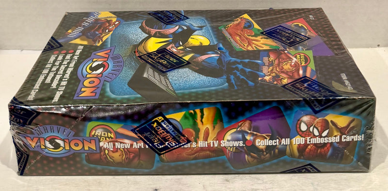1996 Marvel Vision Trading Card Box 48 Packs Fleer Skybox Factory Sealed - TvMovieCards.com