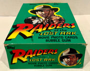1981 Indiana Jones Raiders of the Lost Ark Vintage FULL 36 Pack Trading Card Box - TvMovieCards.com