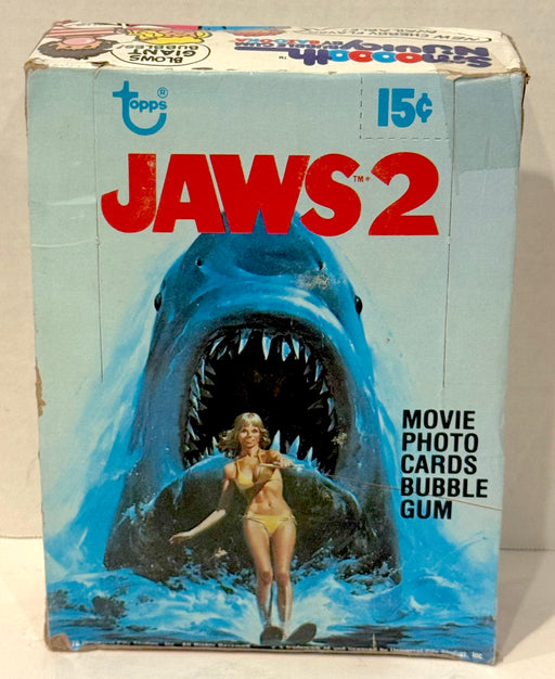 1978 Topps Jaws 2 The Movie Vintage FULL 36 CT Pack Trading Card Box Wax - TvMovieCards.com
