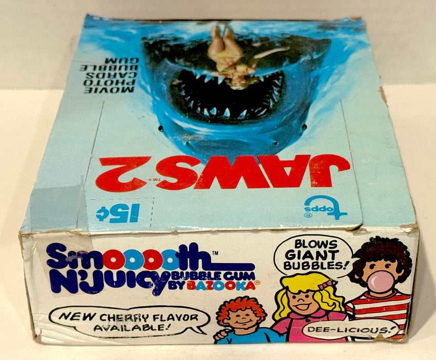 1978 Topps Jaws 2 The Movie Vintage FULL 36 CT Pack Trading Card Box Wax - TvMovieCards.com