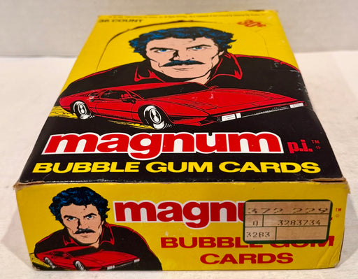 1983 Magnum P.I. PI Trading Card Box Wax Box Full 36 Packs Donruss - TvMovieCards.com
