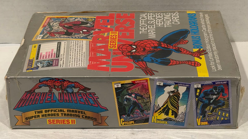 Marvel Universe Series II 2 Trading Card Box 36 Packs Impel 1991 with Holograms - TvMovieCards.com