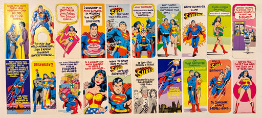 1978 DC Comics Superman & Friends Complete Set of 48 Birthday/Greeting Cards - TvMovieCards.com