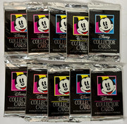 Disney Collector Cards Series 1 Vintage Card Pack Lot 10 Sealed Packs Impel 1995   - TvMovieCards.com