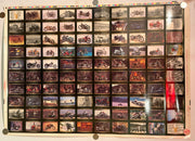 1993 Harley Davidson Series 3 Collector Card 100 Card UNCUT Sheet 26x36"   - TvMovieCards.com