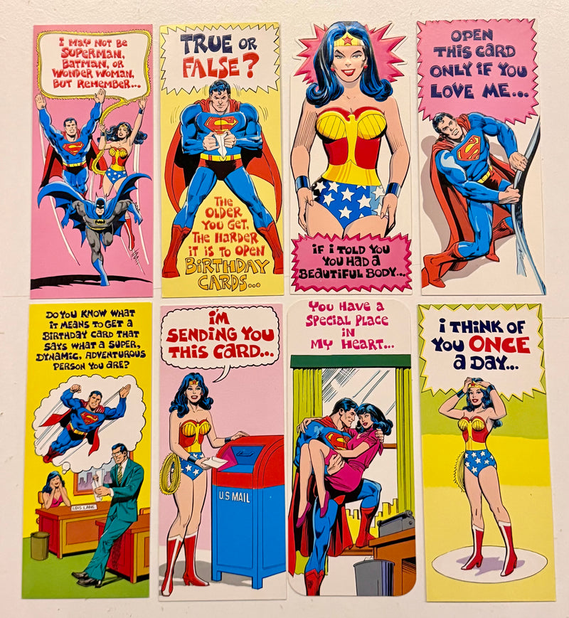 1978 DC Comics Superman & Friends Complete Set of 48 Birthday/Greeting Cards - TvMovieCards.com