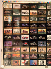 1992 Harley Davidson Series 2 Collector Card 100 Card UNCUT Sheet 26x36"   - TvMovieCards.com