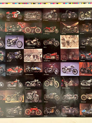 1993 Inline Classic Motorcycles Series 1 Collector Card 55 Card UNCUT Sheet 24x2 - TvMovieCards.com