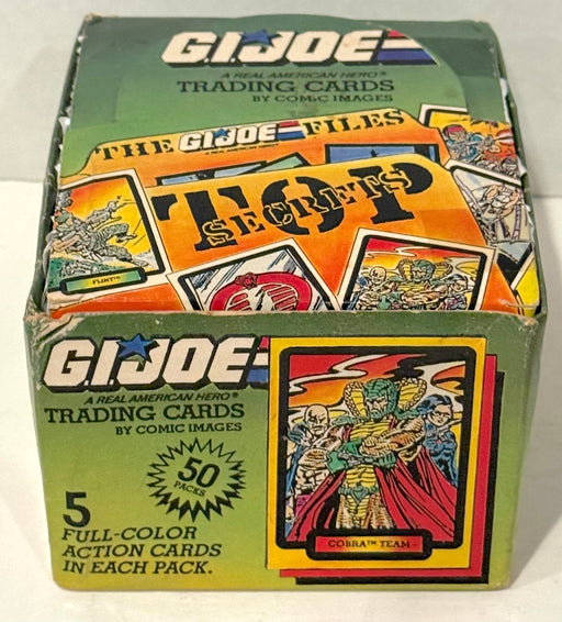 1987 GI Joe Files A Real American Hero Trading Card Box 50 PACKS Comic Images - TvMovieCards.com