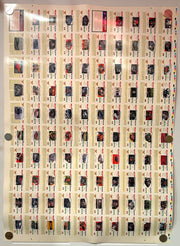 1992 Musclecars Collector Card 100 Card UNCUT Sheet 26x36 Collect A Card   - TvMovieCards.com