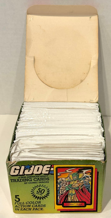 1987 GI Joe Files A Real American Hero Trading Card Box 50 PACKS Comic Images - TvMovieCards.com