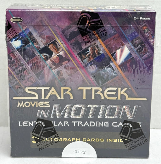 Star Trek Movies in Motion Card Box 24 Packs 3 Autograph Cards Rittenhouse 2008   - TvMovieCards.com