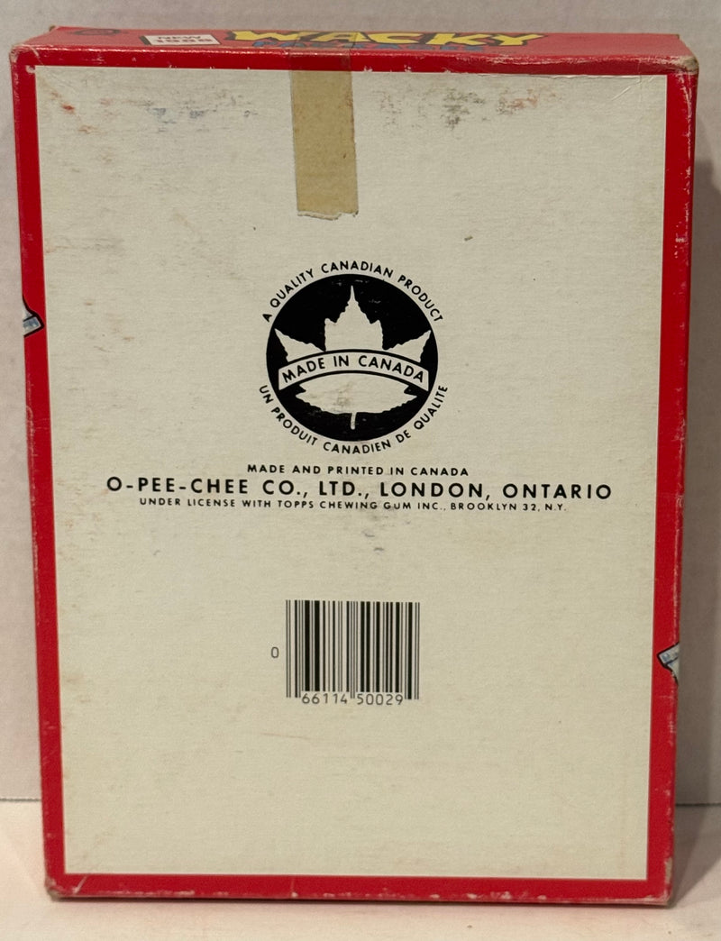 1988 Wacky Packages Stickers Series 2 Trading Card Box OPC O Pee Chee 36 CT - TvMovieCards.com