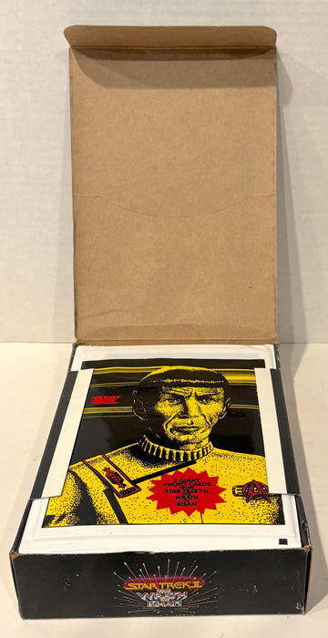 1982 Star Trek II Wrath of Khan Trading Card Box 5x7 Photo 30 PACKS FTCC - TvMovieCards.com
