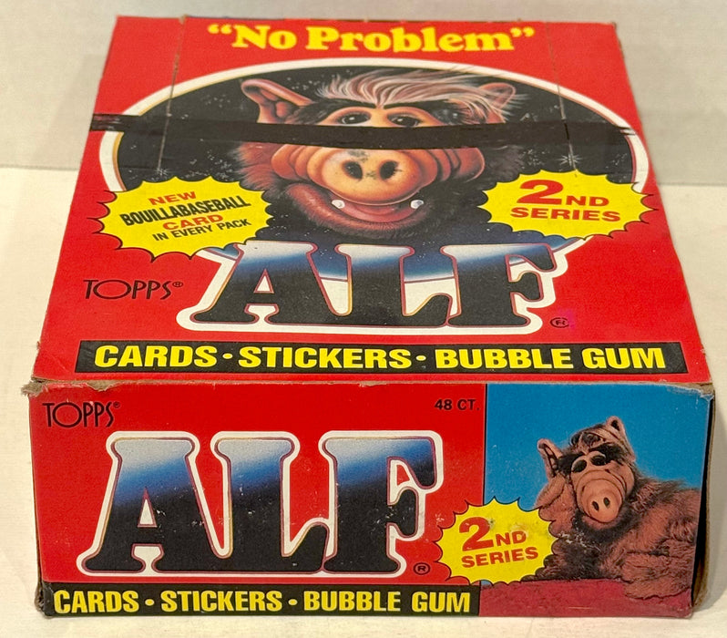 Alf Series 2 Vintage Bubble Gum Wax Trading Card Box 48 Packs Topps 1988 FULL - TvMovieCards.com