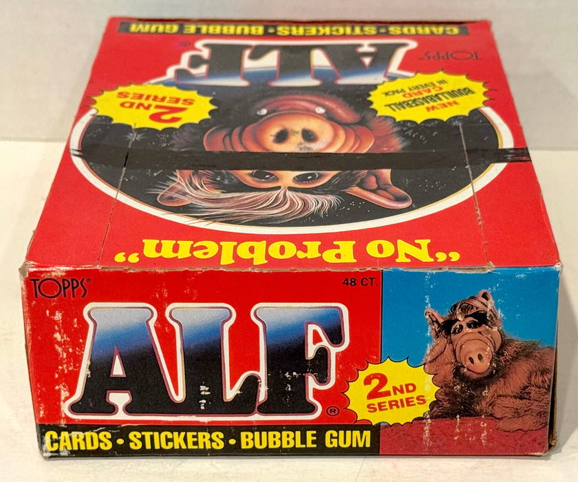 Alf Series 2 Vintage Bubble Gum Wax Trading Card Box 48 Packs Topps 1988 FULL - TvMovieCards.com