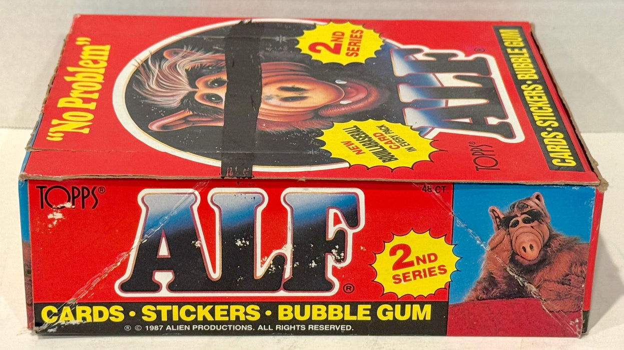 Alf Series 2 Vintage Bubble Gum Wax Trading Card Box 48 Packs Topps 1988 FULL - TvMovieCards.com