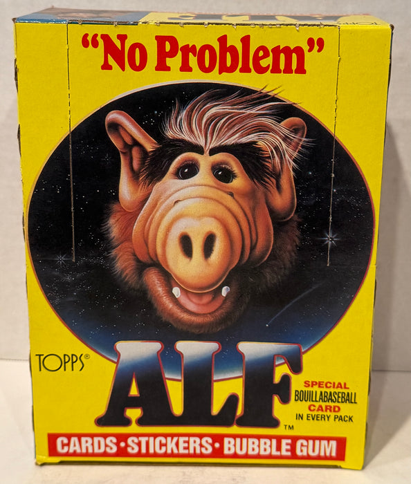 Alf Series 1 Vintage Bubble Gum Wax Trading Card Box 48 Packs Topps 1987 FULL - TvMovieCards.com