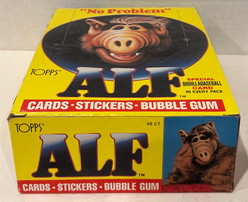 Alf Series 1 Vintage Bubble Gum Wax Trading Card Box 48 Packs Topps 1987 FULL - TvMovieCards.com