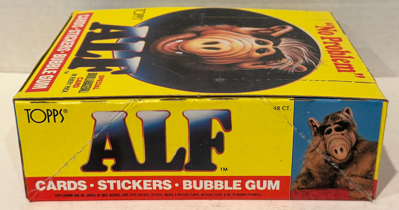 Alf Series 1 Vintage Bubble Gum Wax Trading Card Box 48 Packs Topps 1987 FULL - TvMovieCards.com