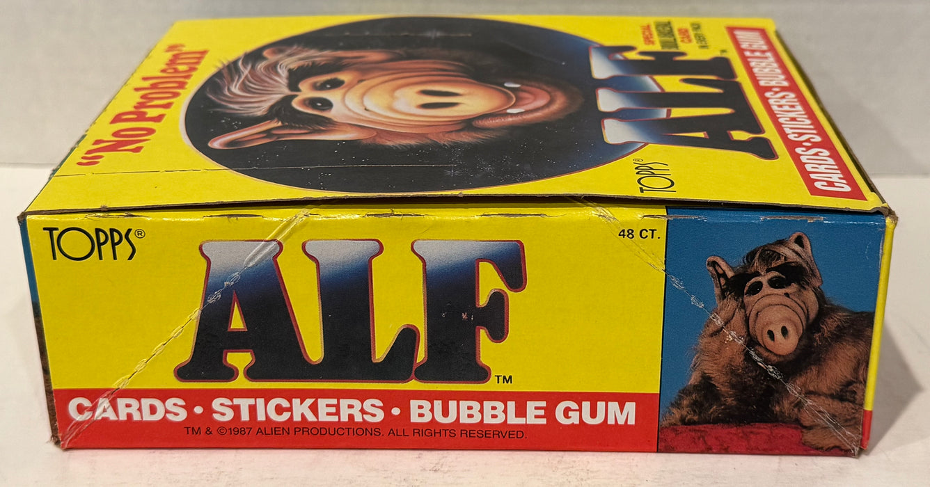 Alf Series 1 Vintage Bubble Gum Wax Trading Card Box 48 Packs Topps 1987 FULL - TvMovieCards.com