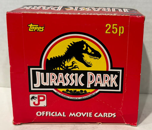 1992 Jurassic Park Movie Trading Card Box 36 Packs Topps UK Made in Ireland - TvMovieCards.com