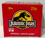 1992 Jurassic Park Movie Trading Card Box 36 Packs Topps UK Made in Ireland - TvMovieCards.com