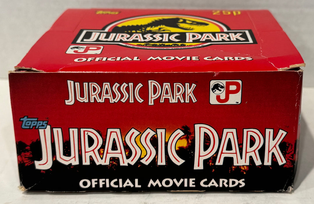 1992 Jurassic Park Movie Trading Card Box 36 Packs Topps UK Made in Ireland - TvMovieCards.com