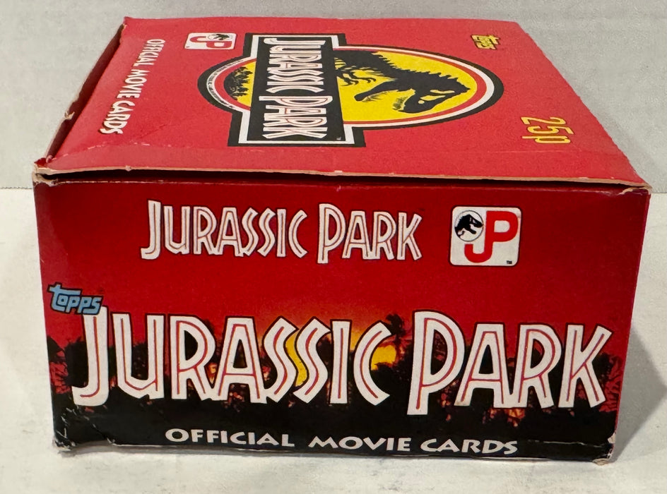 1992 Jurassic Park Movie Trading Card Box 36 Packs Topps UK Made in Ireland - TvMovieCards.com