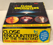 1978 Close Encounters Third Kind Wax Vintage Trading Card Box 36 Packs Topps - TvMovieCards.com