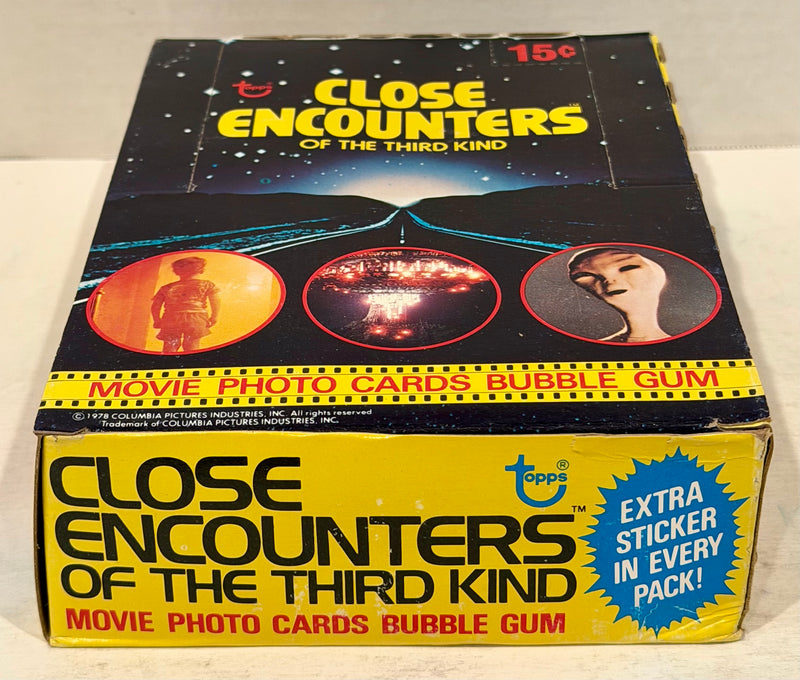 1978 Close Encounters Third Kind Wax Vintage Trading Card Box 36 Packs Topps - TvMovieCards.com