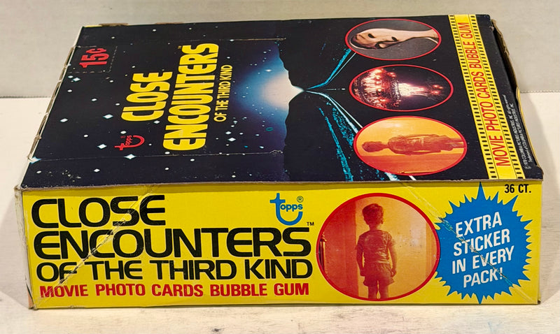 1978 Close Encounters Third Kind Wax Vintage Trading Card Box 36 Packs Topps - TvMovieCards.com