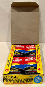 1978 Close Encounters Third Kind Wax Vintage Trading Card Box 36 Packs Topps - TvMovieCards.com