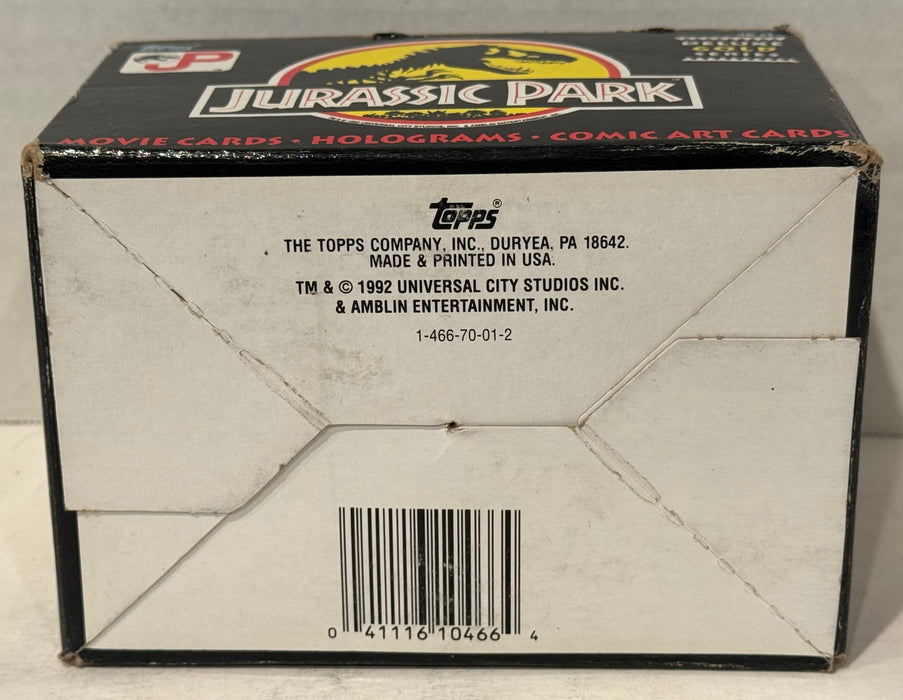1992 Jurassic Park Movie Deluxe Gold Series Trading Card Box 36 Packs Topps - TvMovieCards.com