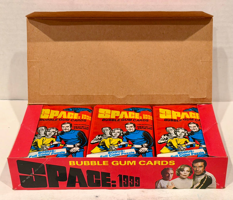 Space 1999 Vintage Bubble Gum Card Box 24 Packs FULL Donruss 1976 - TvMovieCards.com