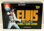 Elvis Bubble Gum Cards Boxcar Enterprises Vintage Card Box 1978 Full 36CT - TvMovieCards.com