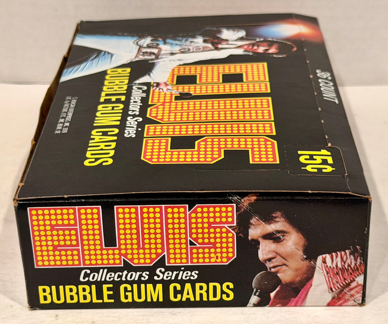 Elvis Bubble Gum Cards Boxcar Enterprises Vintage Card Box 1978 Full 36CT - TvMovieCards.com