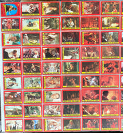 Indiana Jones Temple of Doom Complete Trading 88 Base Card Set Topps 1984   - TvMovieCards.com