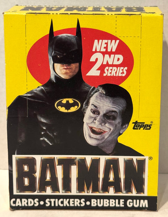 Batman Movie Series 2 Vintage Trading Wax Card Box 36 Packs Topps 1989