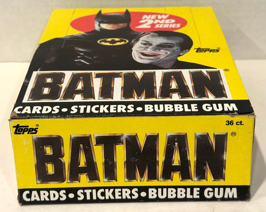 Batman Movie Series 2 Vintage Trading Wax Card Box 36 Packs Topps 1989