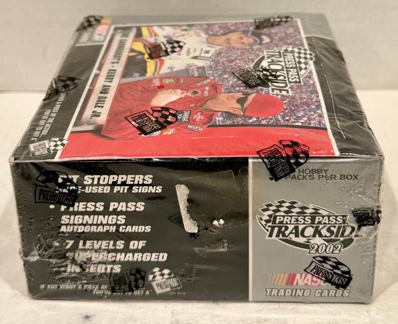 Trackside Racing Trading Card Box 24 Packs Press Pass 2002 - TvMovieCards.com
