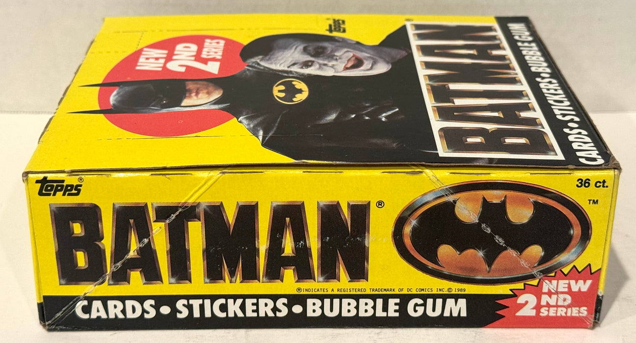 Batman Movie Series 2 Vintage Trading Wax Card Box 36 Packs Topps 1989