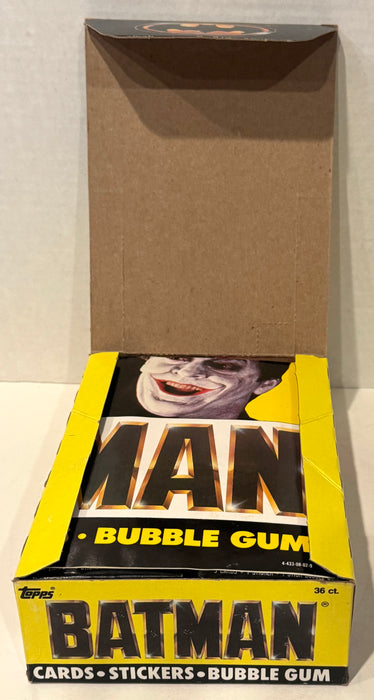 Batman Movie Series 2 Vintage Trading Wax Card Box 36 Packs Topps 1989