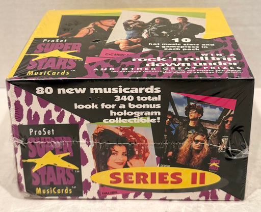 Super Stars MusiCards Music Series I Trading Card Box 36 Packs ProSet 1991 - TvMovieCards.com