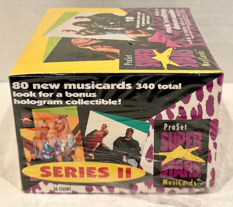 Super Stars MusiCards Music Series I Trading Card Box 36 Packs ProSet 1991 - TvMovieCards.com