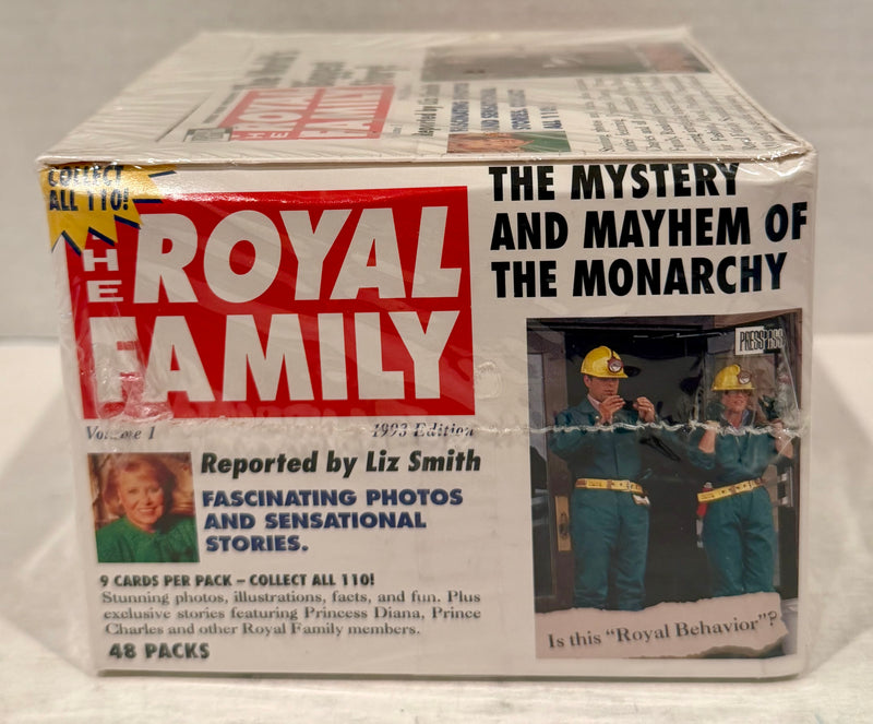 1993 The Royal Family Series 1 Trading Card Box 48 Packs Princess Diana Sealed - TvMovieCards.com