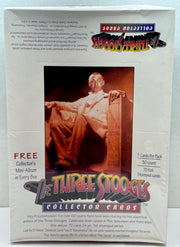 Three Stooges Trading Card Box 30 Packs Duocards 1997 Factory Sealed   - TvMovieCards.com