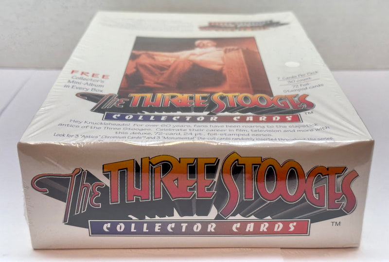 Three Stooges Trading Card Box 30 Packs Duocards 1997 Factory Sealed   - TvMovieCards.com