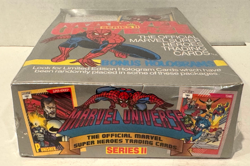 Marvel Universe Series II 2 Trading Card Box 36 Packs Impel 1991 with Holograms