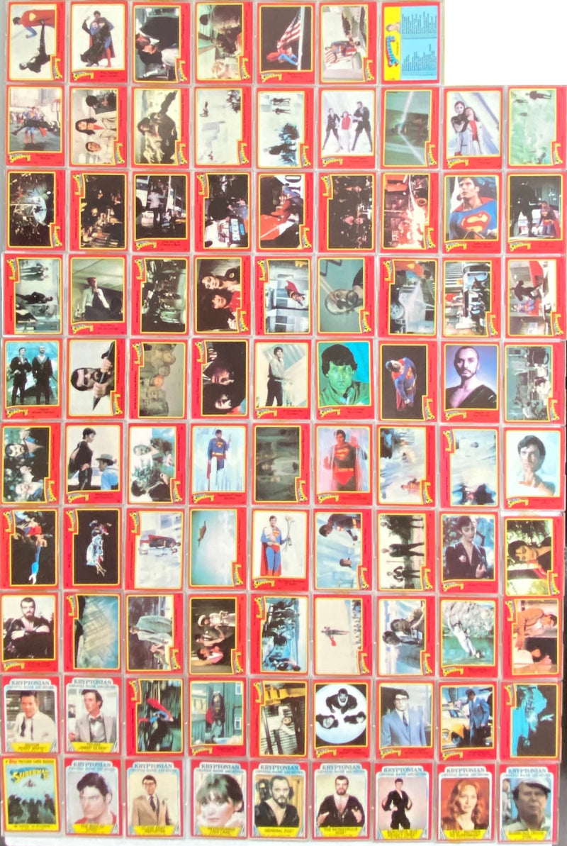 Superman II 1981 Vintage Trading Card Set 88 Cards Topps No Stickers   - TvMovieCards.com